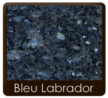 Plan-de-Travail-33.fr - Plan de travail cuisine en granit coloris Bleu Labrador