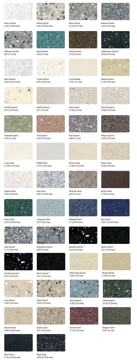 HiMacs - Plan de travail coloris granit quartz sand pearl